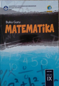 Image of BUKU GURU MATEMATIKA SMP/MTs KELAS IX