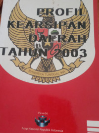 Image of Profil Kearsipan Daerah Tahun 2003