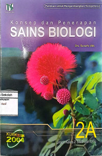 Image of Konsep Dan Penerapan Sains Biologi 2A