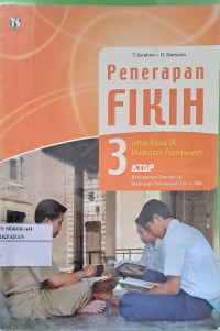 Image of Penerapan Fikih // 3 // Untuk Kelas IX Madrasah Tsanawiyah