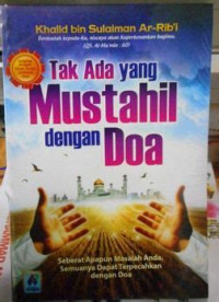 Image of Tak Ada yang Mustahil dengan Doa