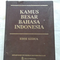 Image of KAMUS BESAR BAHASA INDONESIA EDISI 2